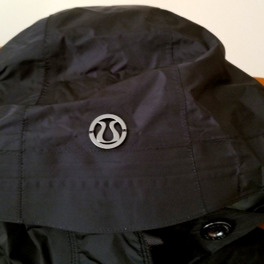 Lululemon Reflective Rain Jacket.